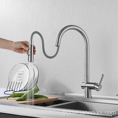 Pull-Out Faucet Faucet Single Handle Pull Out Kitchen Sink Mixer Manufactory